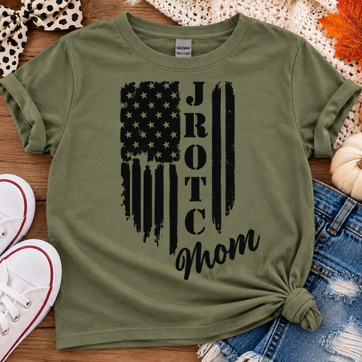 JROTC Mom Flag