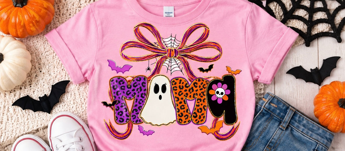 Halloween Mama with Orange Bow